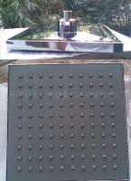 供應混批零售塑料單功能方形8寸雨淋花灑頂噴頭 五金工具市場的實用之選